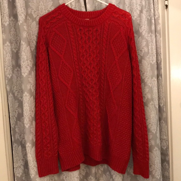 Merona Sweaters - Festive Red Merona Sweater